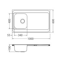 Товар: Кухонная мойка Alveus Classic Pro 70 SAT-90 1000x600 1130471 Сатинированная сталь - фото 4 Кухонная мойка Alveus Classic Pro 70 SAT-90 1000x600 1130471 Сатинированная сталь — фото 4, Кухонные мойки
