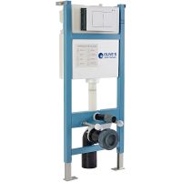 Инсталляция Olive's M48010-PR412W для унитаза с  Белой матовой клавишей смыва — фото 3, Инсталляции для унитазов