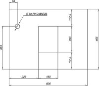 Тумба с раковиной STWORKI Эстерсунд 60 459718 подвесная Белая матовая Простоун беж — фото 9, Тумбы с раковиной