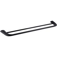 Полотенцедержатель Abber Nord AA1553B двойной Черный матовый — фото 1, Полотенцедержатели