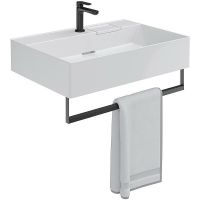 Товар: Раковина Kerama Marazzi Logica 70 LO.wb.70.1 Белая глянцевая - фото 4 Раковина Kerama Marazzi Logica 70 LO.wb.70.1 Белая глянцевая — фото 4, Раковины подвесные