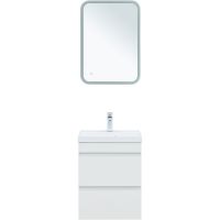 Товар: Тумба под раковину Aquanet Нота New 50 335416 подвесная Белый глянец - фото 5 Тумба под раковину Aquanet Нота New 50 335416 подвесная Белый глянец — фото 5, Мебель для ванной