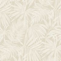 Обои Grandeco Perfect Harmony PH 3402 Винил на флизелине (0,53*10,05) Бежевый, Листья/Рогожка — фото 1, Обои для стен