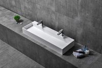 Раковина Abber Stein 120 AS2642 Белая матовая — фото 4, Раковины накладные