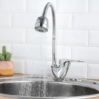 Смеситель для кухни Ростовская Мануфактура Сантехники SL55-016F Хром — фото 3, Смесители