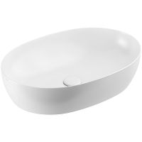 Раковина-чаша Azzurra Elegance Circle 60 ELLA060400C0BI/(ECI60 bi*0) Белая — фото 1, Раковины