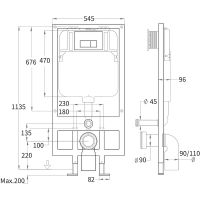 Товар: Инсталляция WeltWasser WW Bamberg 545 10000010288 для унитаза без клавиши смыва - фото 3 Инсталляция WeltWasser WW Bamberg 545 10000010288 для унитаза без клавиши смыва — фото 3, Инсталляции