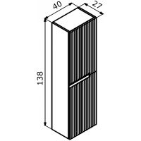 Товар: Шкаф пенал Orka Moonlight 40 3001324 подвесной Бежевый матовый - фото 7 Шкаф пенал Orka Moonlight 40 3001324 подвесной Бежевый матовый — фото 7, Мебель для ванной