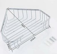 Товар: Полка корзина Frap F335 угловая Хром - фото 3 Полка корзина Frap F335 угловая Хром — фото 3, Полки для ванной и душа