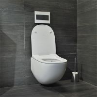 Комплект унитаза Pestan Fluenta SET40006661DW с инсталляцией с сиденьем Микролифт и Белой клавишей смыва — фото 10, Унитазы