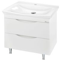 Тумба под раковину Bellezza Санриса 80 4630113660011 Белая — фото 1, Мебель для ванной