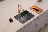 Товар: Кухонная мойка Alveus Kombino 50 Monarch Anthracite SAT-90 540x440x195 F/S 1121284 Антрацит - фото 2 Кухонная мойка Alveus Kombino 50 Monarch Anthracite SAT-90 540x440x195 F/S 1121284 Антрацит — фото 2, Кухонные мойки