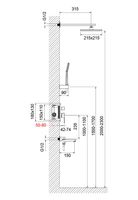 Душевая система Timo Selene Черный арт-SX-3069/03SM — фото 7, Встраиваемые душевые комплекты