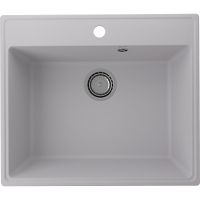 Кухонная мойка Ulgran Quartz Forte 580-04 Платина — фото 1, Кухонные мойки