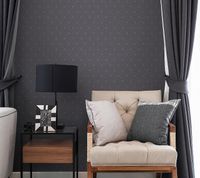 Обои LOYMINA Денди KN5 002 Флизелин (1*10,05) Серый, Рогожка — фото 2, Обои для стен