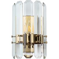 Настенный светильник Divinare Tenerife 7136/18 AP-1 Прозрачный Бронза — фото 1, Светильники