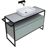 Тумба под раковину Allen Brau Priority 120 1.31004.PWM Папирус матовый — фото 12, Тумбы под раковину