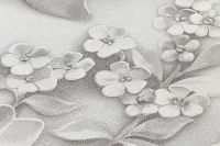 Обои Артекс New Look 6 10981-04 Винил на флизелине (1,06*10,05) Серый, Цветы/Листья — фото 2, Обои для стен