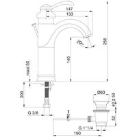 Смеситель для раковины Jacob Delafon Fairfax Хром арт-E72091-CP — фото 3, Смесители для раковины