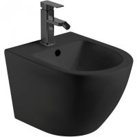 Биде WeltWasser Merzbach 005 MT-BL 10000003715 подвесное Черное матовое — фото 1, Биде подвесные