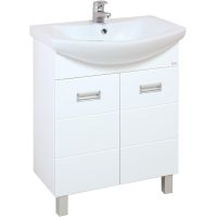 Тумба под раковину Onika Балтика 65.10 106529 Белая — фото 1, Мебель для ванной