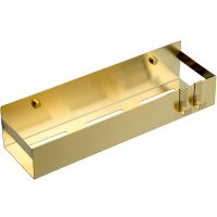 Металлическая полка Boheme Q 10965-MG Золото матовое — фото 1, Полки для ванной и душа