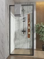 Товар: Душевой уголок Orange 120x90 E23-12090TB профиль Черный стекло прозрачное - фото 5 Душевой уголок Orange 120x90 E23-12090TB профиль Черный стекло прозрачное — фото 5, Прямоугольные душевые уголки