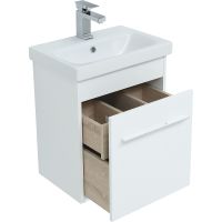 Товар: Тумба под раковину Aquanet Августа 50 274015 подвесная Белый глянец - фото 2 Тумба под раковину Aquanet Августа 50 274015 подвесная Белый глянец — фото 2, Мебель для ванной