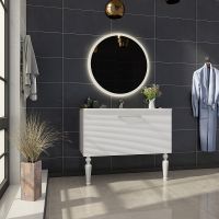 Товар: Тумба с раковиной SanVit Эмми 90 kemmy0903d Белая матовая - фото 10 Тумба с раковиной SanVit Эмми 90 kemmy0903d Белая матовая — фото 10, Тумбы с раковиной