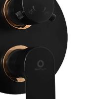 Товар: Смеситель для душа Rav Slezak Vltava VT486KCMATZ Черный матовый Золото - фото 3 Смеситель для душа Rav Slezak Vltava VT486KCMATZ Черный матовый Золото — фото 3, Смесители