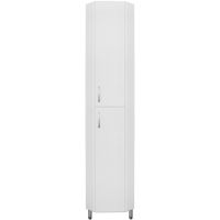 Шкаф пенал Style Line Веер 30 угловой Белый глянец — фото 1, Мебель для ванной