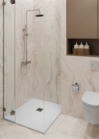 Душевой поддон из искусственного камня Stpool Lite 80х80 1237476 White Matt — фото 3, Душевые поддоны из искусственного камня