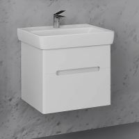 Товар: Тумба под раковину Laparet Accord 60 Acc.01.60/P/W подвесная Белая - фото 3 Тумба под раковину Laparet Accord 60 Acc.01.60/P/W подвесная Белая — фото 3, Мебель для ванной