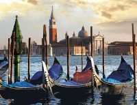 Фреска Ortograf Венеция 4600 Фактура бархат FX Флизелин (3,5*2,7) Бежевый/Синий, Город — фото 2, Фрески