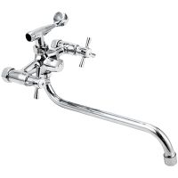 Смеситель для ванны Viko V-2505 универсальный Хром — фото 1, Смеситель для ванны