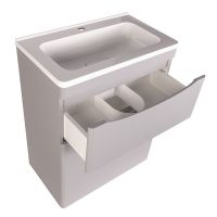 Товар: Тумба под раковину Style Line Бергамо 60 СС-00002309 Серая антискрейч - фото 2 Тумба под раковину Style Line Бергамо 60 СС-00002309 Серая антискрейч — фото 2, Мебель для ванной