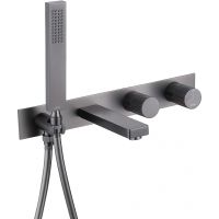 Смеситель для ванны Abber Rund AF8730NG Никель — фото 1, Смеситель для ванны