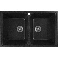 Кухонная мойка Domaci Бьелла DMC-15 DMC-15-308 Черная — фото 1, Кухонные мойки