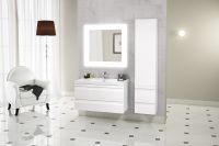 Товар: Зеркало SanVit Ливинг 75 zliv75 с подсветкой без выключателя - фото 3 Зеркало SanVit Ливинг 75 zliv75 с подсветкой без выключателя — фото 3, Мебель для ванной