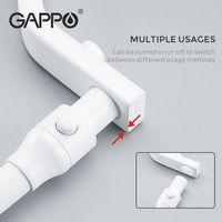 Смеситель для кухни Gappo G17-8 G4317-8 Белый — фото 7, Смесители для кухни