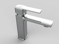 Смеситель для раковины GPD Pedra MLB160 Хром — фото 2, Смесители