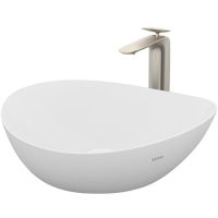 Раковина-чаша Toto TA 46 L4704MTE#CMW Белая — фото 1, Раковины накладные