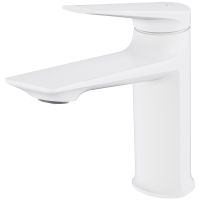 Смеситель для раковины Royce Pro RCM-120501WH Белый матовый — фото 1, Смесители