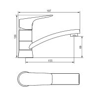Товар: Смеситель для раковины Damixa Jupiter 770220001 Хром - фото 8 Смеситель для раковины Damixa Jupiter 770220001 Хром — фото 8, Смесители