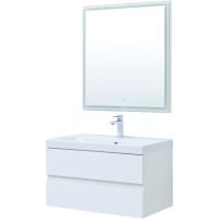 Комплект мебели для ванной Aquanet Беркли 80 306360 подвесной Белый глянец — фото 3, Комплекты мебели для ванной