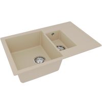 Товар: Кухонная мойка Lemark Ramza 760 9910038 Бежевая - фото 2 Кухонная мойка Lemark Ramza 760 9910038 Бежевая — фото 2, Кухонные мойки
