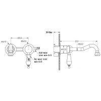 Товар: Смеситель для раковины Boheme Medici 307-SW Бронза - фото 2 Смеситель для раковины Boheme Medici 307-SW Бронза — фото 2, Смесители