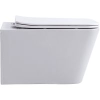 Унитаз Aquanet Trend W Rimless 276396 подвесной с сиденьем Микролифт — фото 3, Унитазы