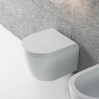 Унитаз Globo Forty3  FOS06.BI подвесной без сиденья — фото 5, Унитазы