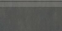 Ступень Kerama Marazzi Гварди антрацит матовый обрезной SG640520R\GR 30х60 см — фото 1, Керамогранит